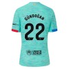 Maillot de Supporter FC Barcelone Gundogan 22 Troisième 2023-24 Pour Homme